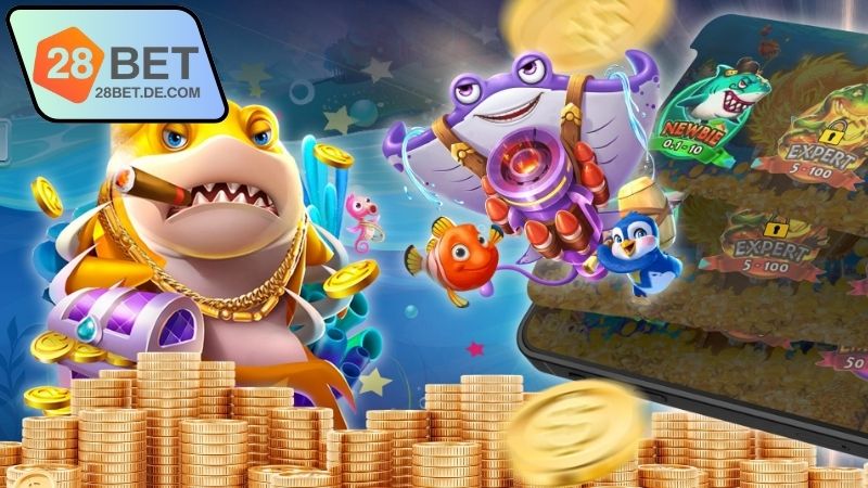 Bắn cá với bạn bè 28BET vui bất tận 2 Bắn cá với bạn bè 28BET
