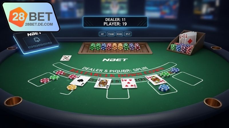 Blackjack trực tuyến 28BET kịch tính 3 Ưu điểm Blackjack trực tuyến 28BET