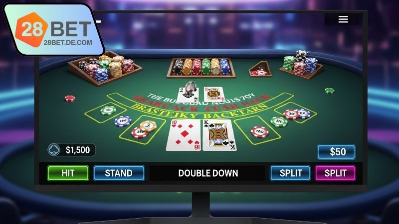 Blackjack trực tuyến 28BET kịch tính 4 Mẹo chơi Blackjack trực tuyến 28BET