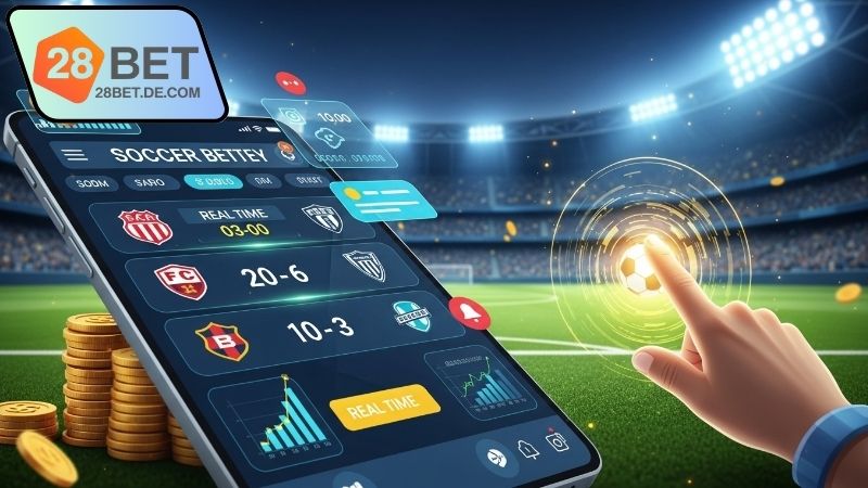 Đặt cược bóng đá 28BET hấp dẫn 3 Ưu điểm đặt cược bóng đá 28BET