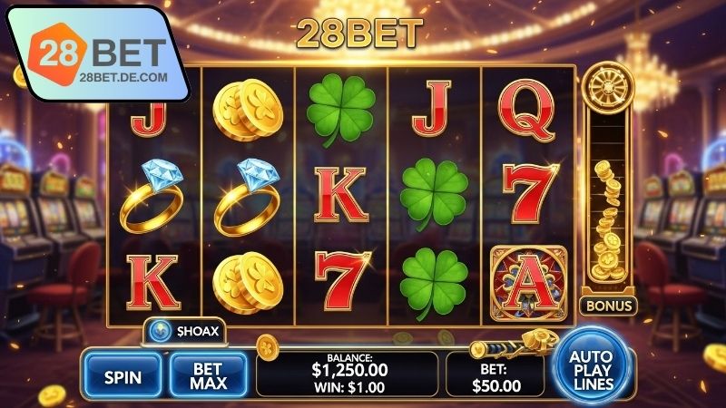 Nổ hũ jackpot 28BET trúng lớn mỗi ngày 10 Nổ hũ jackpot 28BET