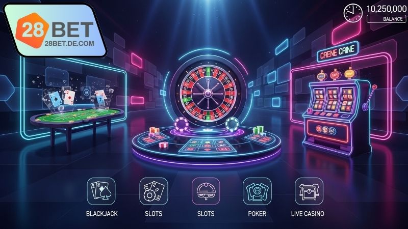 Trò chơi đa dạng 28BET hấp dẫn 2 Trò chơi đa dạng 28BET gồm những gì