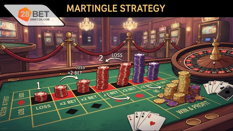 Chiến thuật Martingale trong casino và cách vận hành để chơi 7 Chiến thuật Martingale trong casino và cách vận hành để chơi